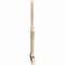 Ekena Millwork Saratoga Rough Sawn Timber Gable Bracket, Douglas Fir, 84"W x 45"H x 2"D x 4"F, 13/12 Pitch GBW084X45X0204SAR00RDF - alternate 4
